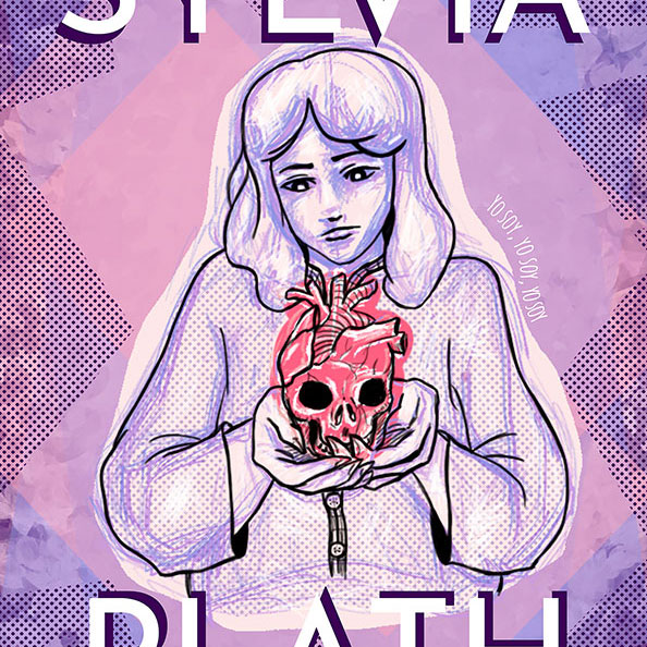 Ilustración de Sylvia Plath